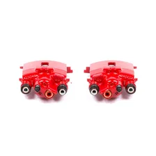 Rear RED CALIPER PAIR W/O BRKT image 2