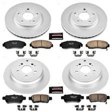 Front and Rear Z17 COATED BRAKE KIT for Honda Odyssey image 2