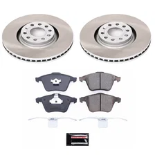 Front SEMI-COATED ROTOR KIT for Audi image 1