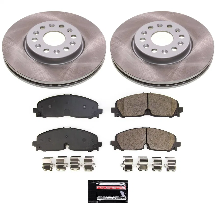 Front SEMI-COATED ROTOR KIT