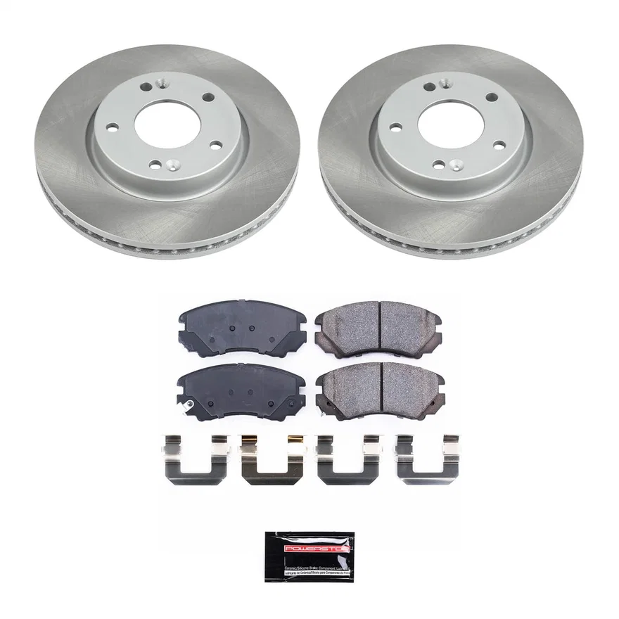 Front SEMI-COATED ROTOR KIT for Hyundai Sonata