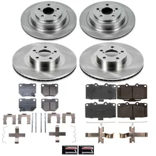 Front and Rear AUTOSPECIALTY BRAKE KIT for Subaru Impreza image 2