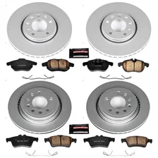Front and Rear Z23 COATED BRAKE KIT for Saab image 2
