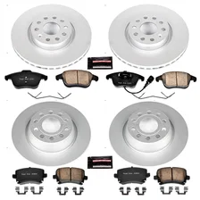 Front and Rear Z23 COATED BRAKE KIT for Volkswagen Tiguan image 2