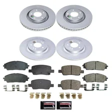 Front and Rear Z17 COATED BRAKE KIT for Kia Carnival image 1