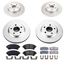 Front and Rear Z17 COATED BRAKE KIT for Cadillac DeVille image 2