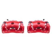 Rear RED CALIPER PAIR W/BRKT for Subaru Legacy image 2