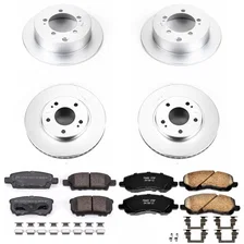Front and Rear Z17 COATED BRAKE KIT for Mitsubishi Lancer image 2