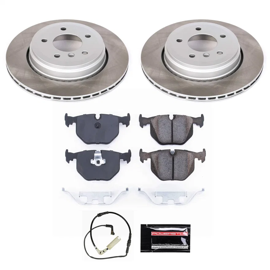 Rear SEMI-COATED ROTOR KIT for BMW
