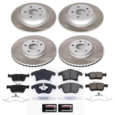 Front and Rear SEMI-COATED ROTOR KIT for Ford Fusion image 1