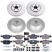 Front and Rear Z23 COATED BRAKE KIT for Mercedes-Benz E500 image 2