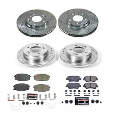 Front and Rear Z23 EVOLUTION BRAKE KIT for Kia Forte image 1