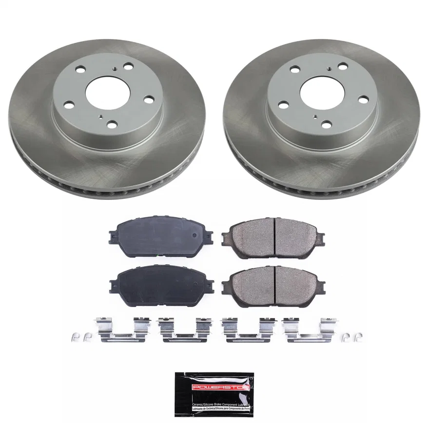 Front SEMI-COATED ROTOR KIT for Toyota Tacoma