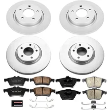 Front and Rear Z17 COATED BRAKE KIT for Mazda 3 image 2