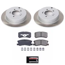 Rear SEMI-COATED ROTOR KIT for Mitsubishi Outlander image 1