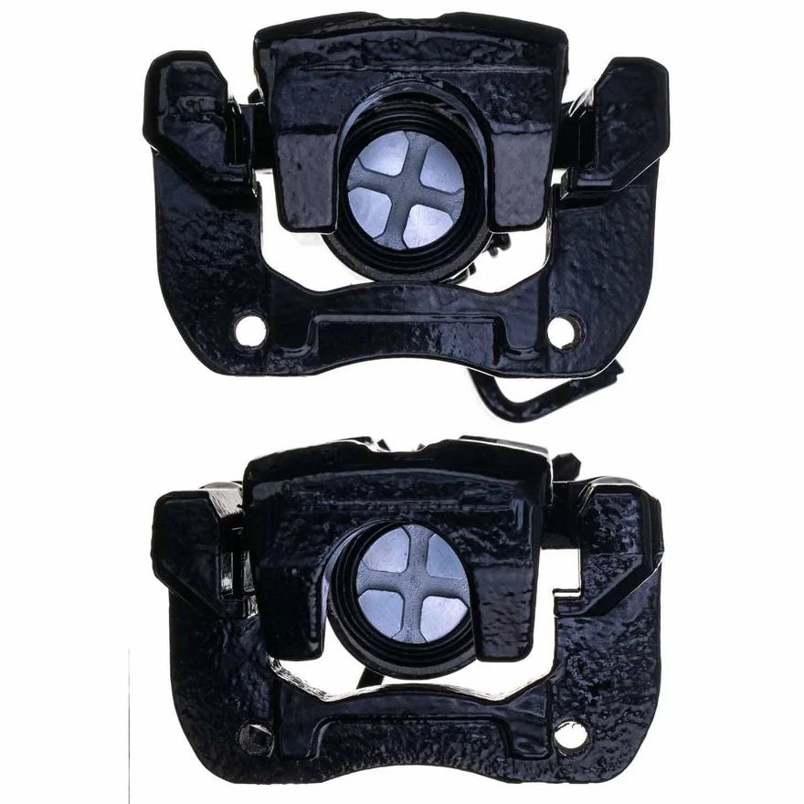 Rear BLK CALIPER PAIR W/BRKT