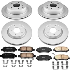 Front and Rear Z17 COATED BRAKE KIT for Nissan image 2