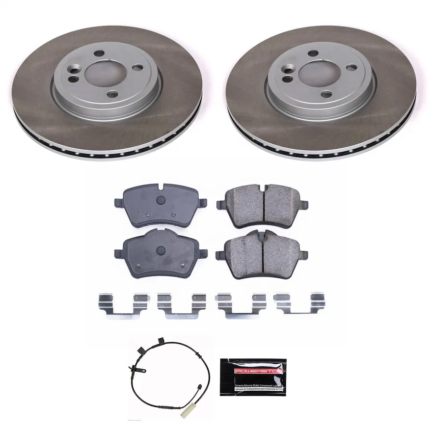 Front SEMI-COATED ROTOR KIT for Mini Cooper