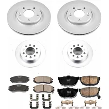 Front and Rear Z17 COATED BRAKE KIT for Hyundai Tiburon image 2