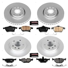 Front and Rear Z23 COATED BRAKE KIT for Saab 9-5 image 2