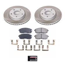 Front SEMI-COATED ROTOR KIT for Nissan Sentra image 1