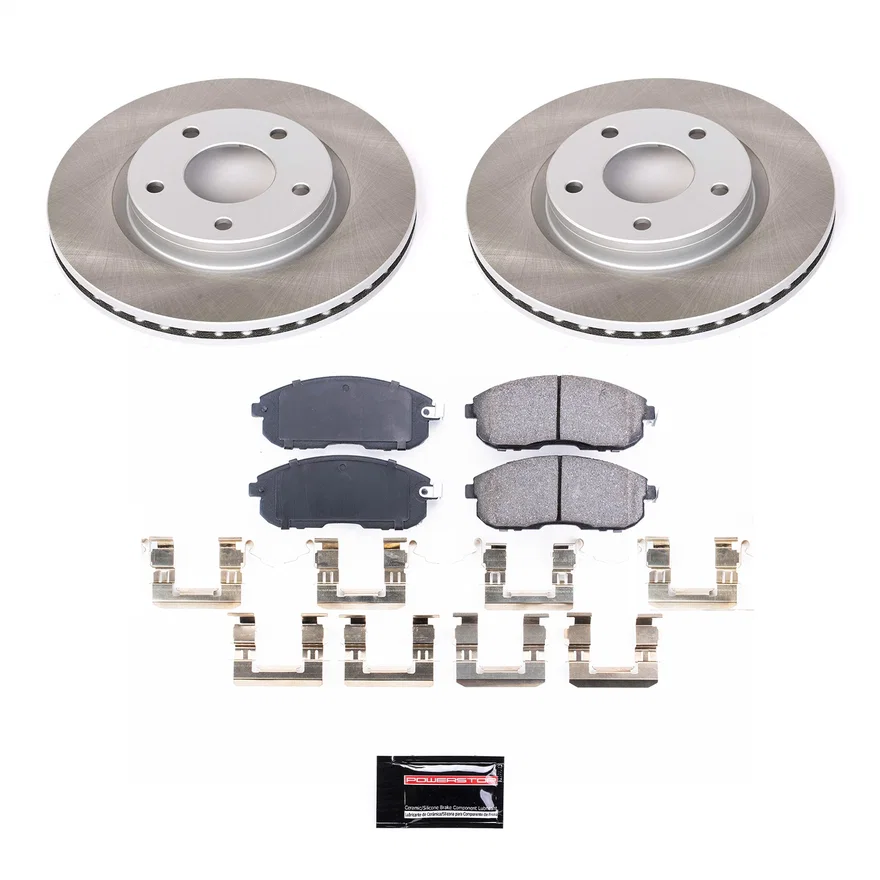 Front SEMI-COATED ROTOR KIT for Nissan Sentra