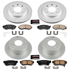 Front and Rear Z17 COATED BRAKE KIT for Hyundai Sonata image 2