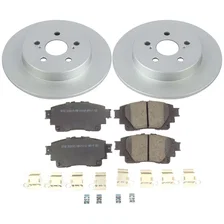 Rear Z17 COATED BRAKE KIT for Toyota Corolla image 2