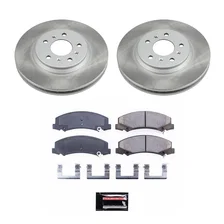 Front SEMI-COATED ROTOR KIT for Buick Lucerne image 1