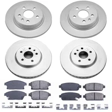 Front and Rear Z17 COATED BRAKE KIT for Buick Encore image 2