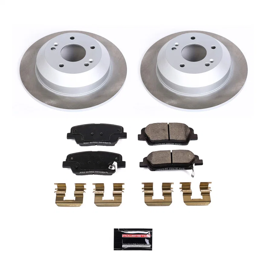 Rear SEMI-COATED ROTOR KIT
