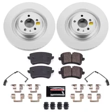 Rear Z23 COATED BRAKE KIT for Audi image 2