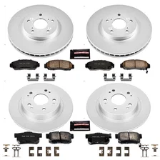 Front and Rear Z17 COATED BRAKE KIT for Honda Accord image 2