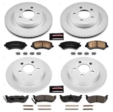 Front and Rear Z17 COATED BRAKE KIT for Jeep Liberty image 2