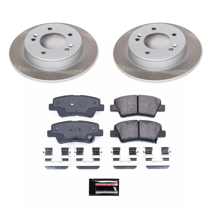 Rear SEMI-COATED ROTOR KIT
