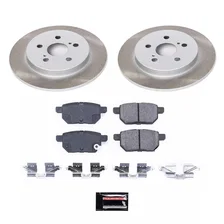 Rear SEMI-COATED ROTOR KIT for Pontiac Vibe image 1