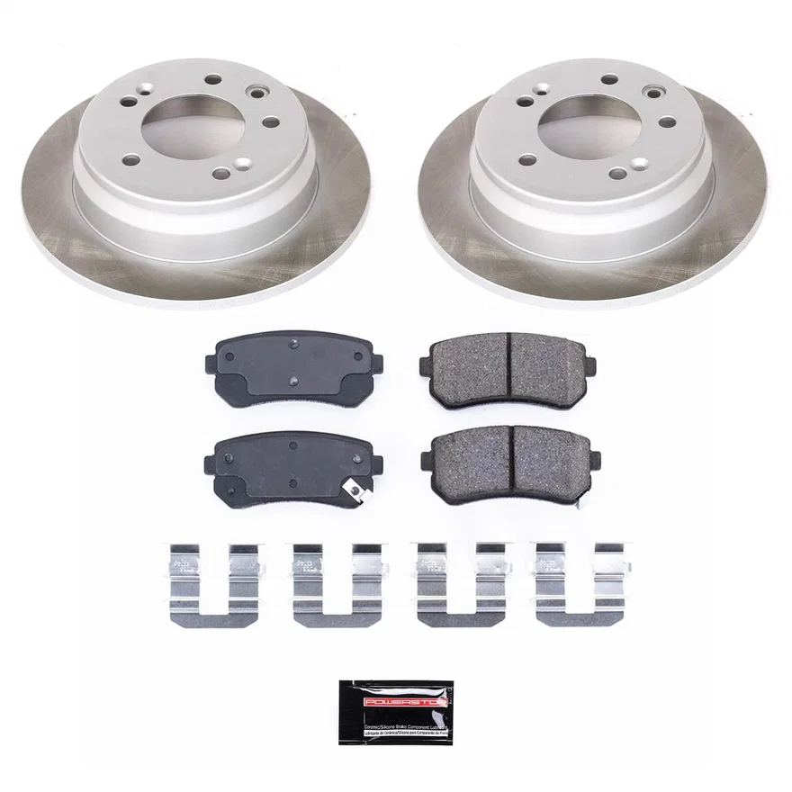 Rear SEMI-COATED ROTOR KIT
