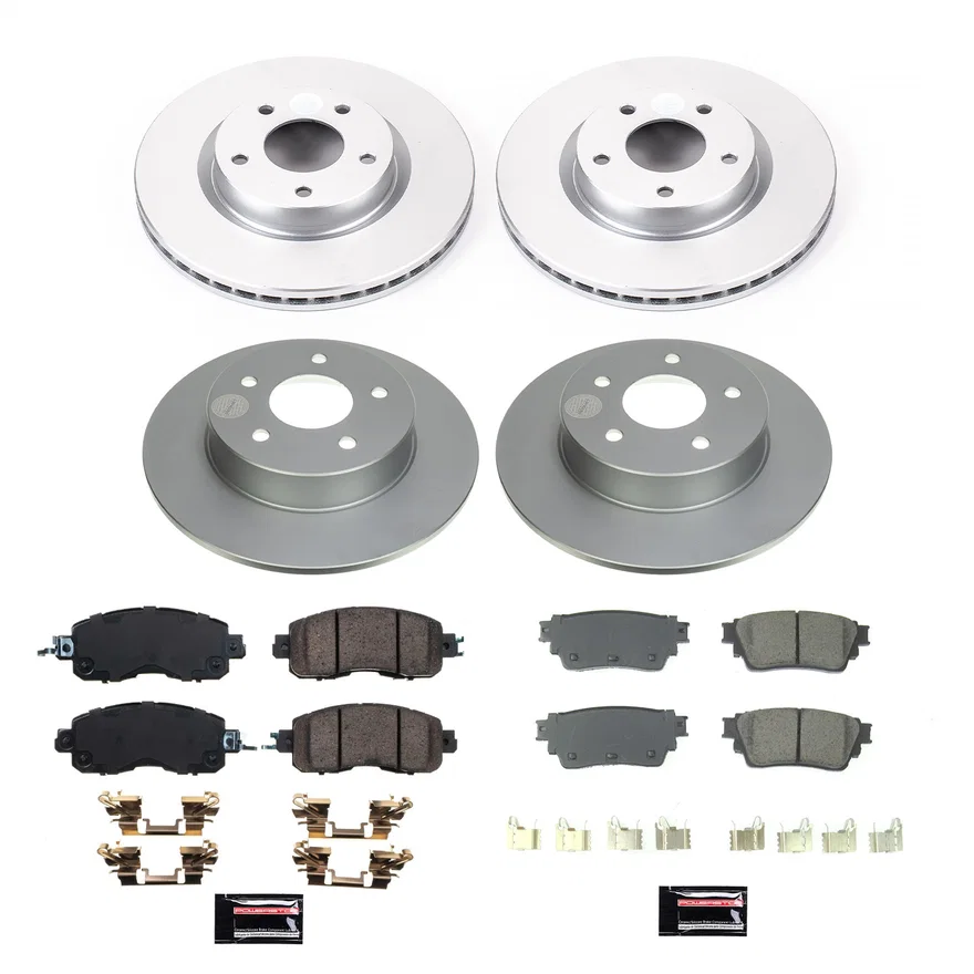 Front and Rear Z17 COATED BRAKE KIT for Nissan Altima