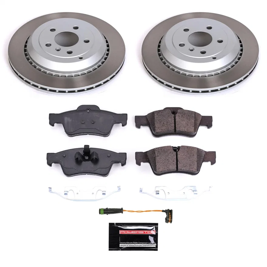Rear SEMI-COATED ROTOR KIT for Mercedes-Benz