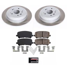 Rear SEMI-COATED ROTOR KIT for Acura MDX image 1