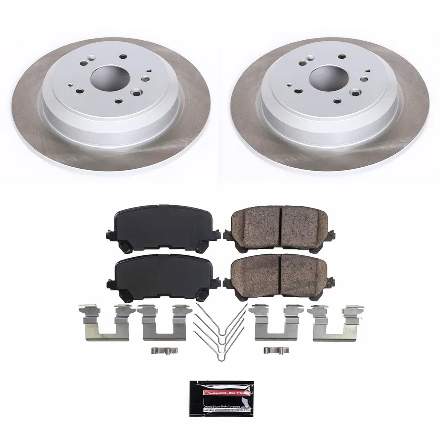 Rear SEMI-COATED ROTOR KIT for Acura MDX