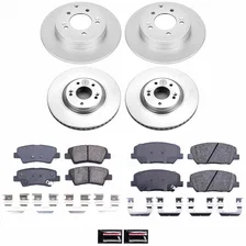 Front and Rear Z17 COATED BRAKE KIT for Kia Optima image 2