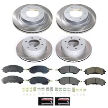 Front and Rear SEMI-COATED ROTOR KIT for Ford Bronco image 1