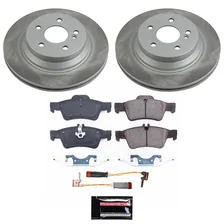 Rear SEMI-COATED ROTOR KIT for Mercedes-Benz E350 image 1