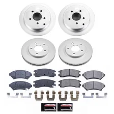 Front and Rear Z17 COATED BRAKE KIT for Oldsmobile Silhouette image 1