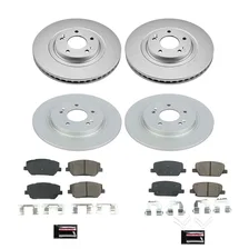 Front and Rear Z17 COATED BRAKE KIT for Hyundai Santa Fe image 2