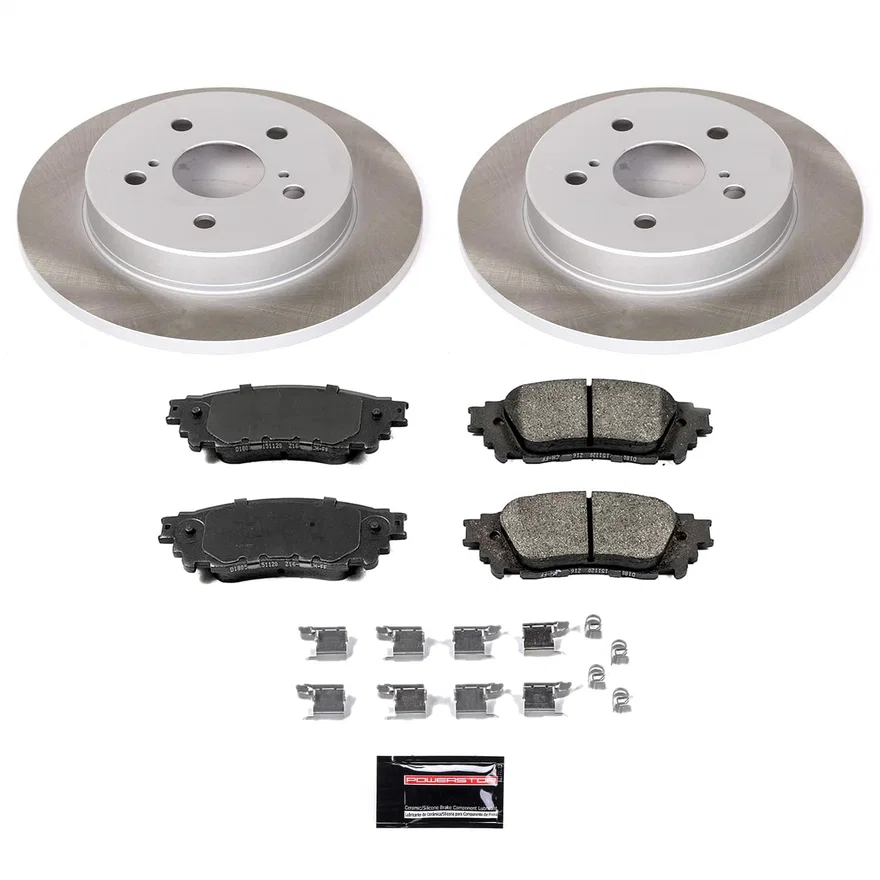 Rear SEMI-COATED ROTOR KIT