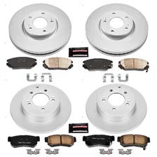 Front and Rear Z17 COATED BRAKE KIT for Hyundai Sonata image 2