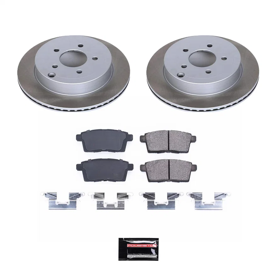 Rear SEMI-COATED ROTOR KIT