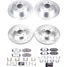 Front and Rear Z26 STREET BRAKE KIT for Nissan Altima image 2